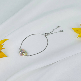 Браслет регулируемый с камнем Жемчуг (Барокко), Артикул: 081652 - изображение товара №1