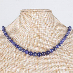 Бусы из Танзанита (Африка)