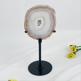 Срез Агата на подставке, Артикул: 117353 - изображение товара №1