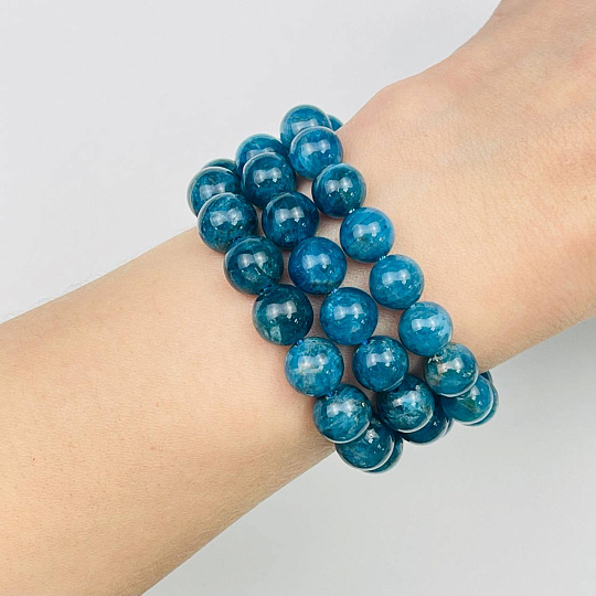 Бусины для украшений из Апатита (45 бусин), Артикул: 086211 - изображение товара №1