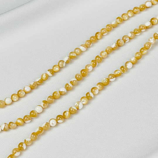 Бусины для украшений из Перламутра (78 бусин), Артикул: 092052 - изображение товара №1