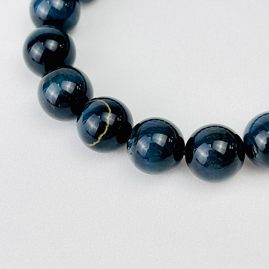 Браслет из Соколиного глаза, Артикул: 115904 - изображение товара №2