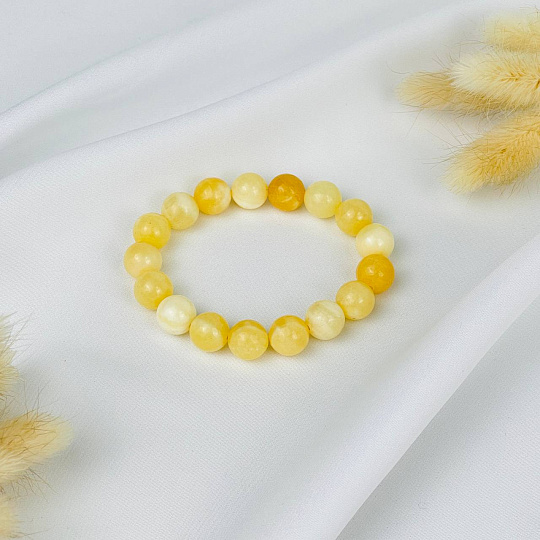 Браслет из желтого Кальцита, Артикул: 077468 - изображение товара №1