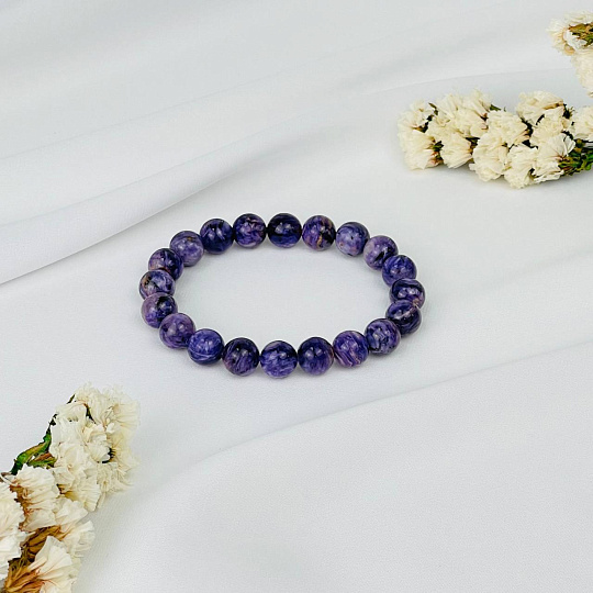 Браслет из Чароита, Артикул: 115957 - изображение товара №3