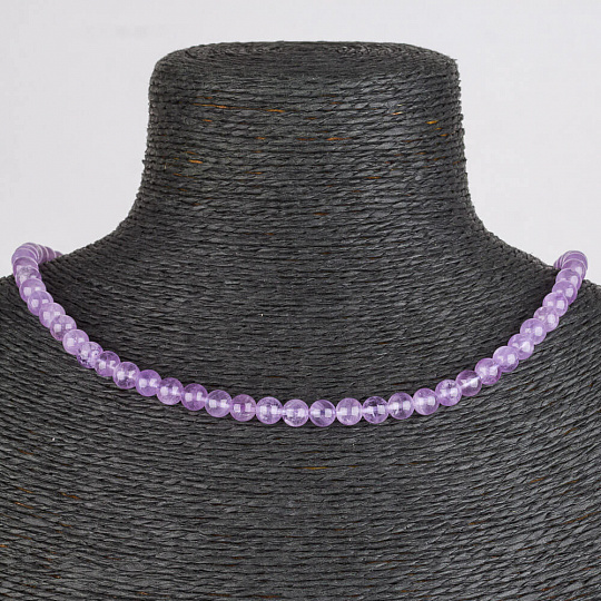 Бусы из Аметиста (Бразилия), Артикул: 073935 - изображение товара №1