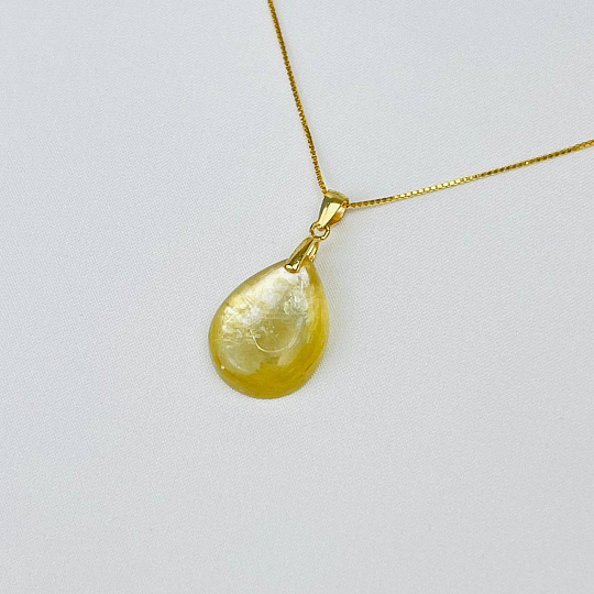 Кулон на цепочке из Мусковита, Артикул: 115482 - изображение товара №2