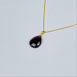 Кулон на цепочке из Граната (Альмандин)