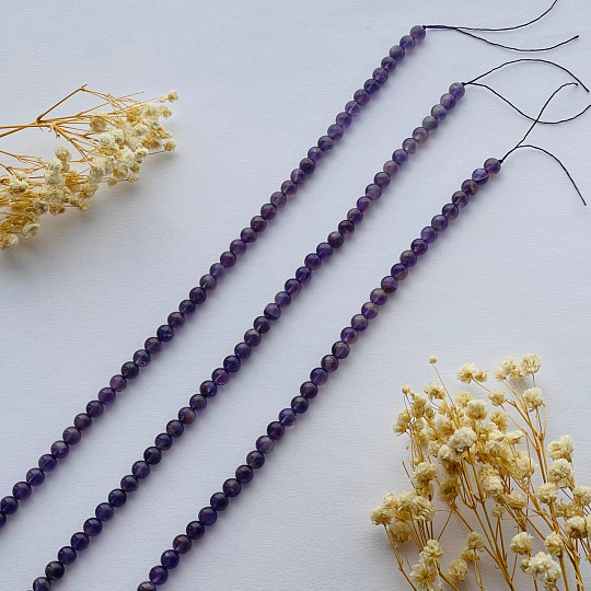 Бусины для украшений из Аметиста, Артикул: 097079 - изображение товара №3