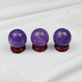 Шар из Аметиста  на подставке, Артикул: 070159 - изображение товара №1