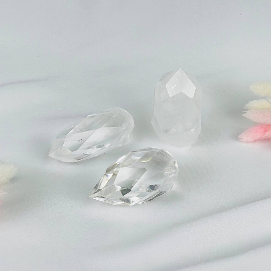 Кристалл из Горного Хрусталя сакральная геометрия Воздух, Артикул: 117496 - изображение товара №1