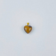 Кулон Сердце из Тигрового глаза