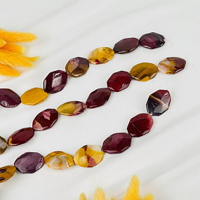 Бусины для украшений из Яшмы (Мукаит), Артикул: 116700 - изображение товара №1