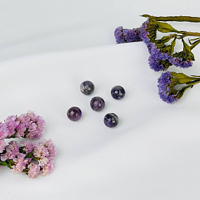 Бусины для украшений из Аметиста (5 шт)