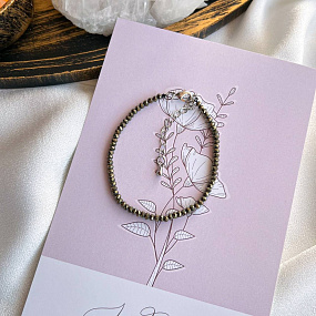 Браслет из Пирита, Артикул: 098416 - изображение товара №3