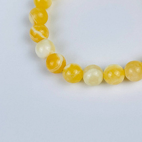 Браслет из желтого Кальцита, Артикул: 078270 - изображение товара №3