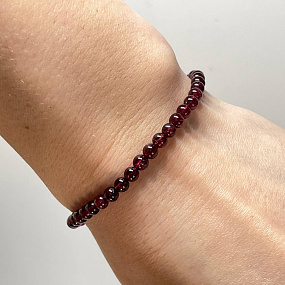 Браслет из Граната (Пироп), Артикул: 099110 - изображение товара №3