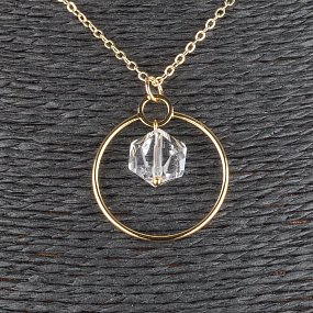 Кулон на цепочке из Горного Хрусталя, Артикул: 093814 - изображение товара №1