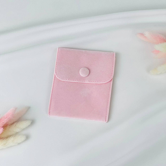 Мешочек: Бархат розовый 1 шт., Артикул: 116510 - изображение товара №1