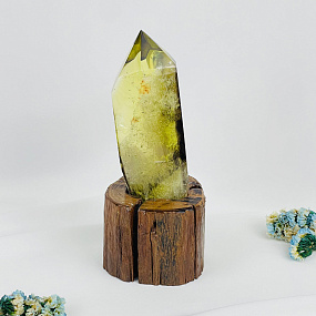 Кристалл из Цитрина на подставке, Артикул: 113365 - изображение товара №2