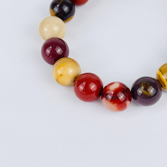 Браслет из Яшмы (Мукаит), Артикул: 053279 - изображение товара №3