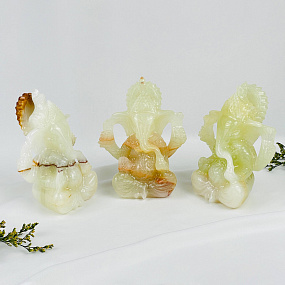 Статуэтка Ганеша из Оникса, Артикул: 118013 - изображение товара №1