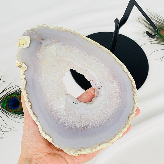 Срез Агата на подставке, Артикул: 117350 - изображение товара №2