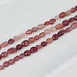 Бусины для украшений из Клубничного кварца