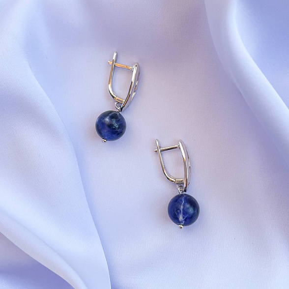 Серьги из Содалита