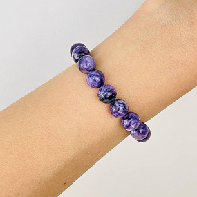 Браслет из Чароита, Артикул: 115960 - изображение товара №1