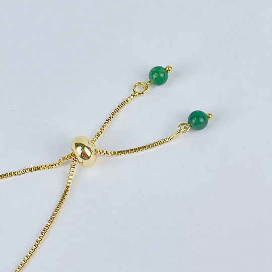 Браслет регулируемый с Нефритом, Артикул: 117648 - изображение товара №4