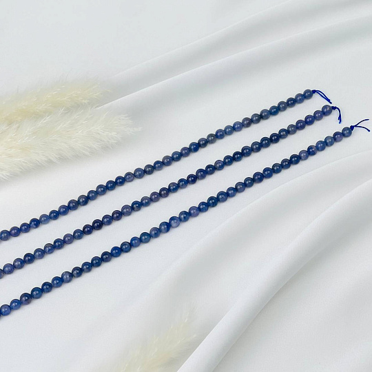 Бусины для украшений из Танзанита (70 бусин), Артикул: 076454 - изображение товара №3