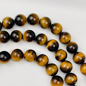 Бусины для рукоделия из Тигрового глаза, Артикул: 069276 - изображение товара №1