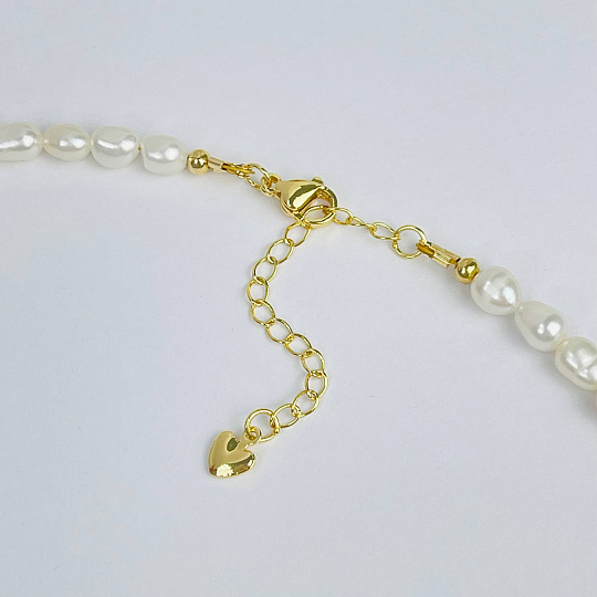 Колье из Жемчуга и Коралла, Артикул: 117147 - изображение товара №3