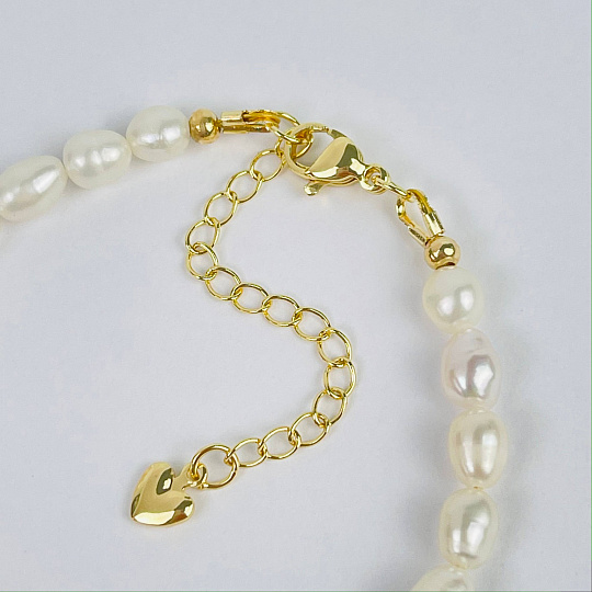 Браслет из Жемчуга и Коралла, Артикул: 117146 - изображение товара №4