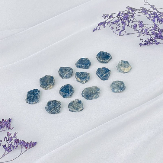 Галтовка из Сапфира (синий Корунд), Артикул: 118061 - изображение товара №1