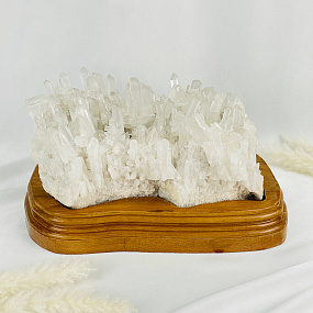 Друза Горного Хрусталя на подставке, Артикул: 070034 - изображение товара №2