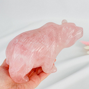 Фигурка Медведь из Розового кварца, Артикул: 117365 - изображение товара №3