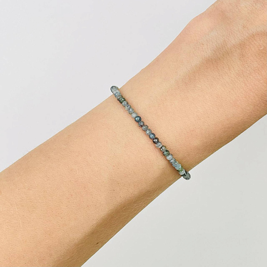 Браслет из синего Турмалина, Артикул: 115441 - изображение товара №1