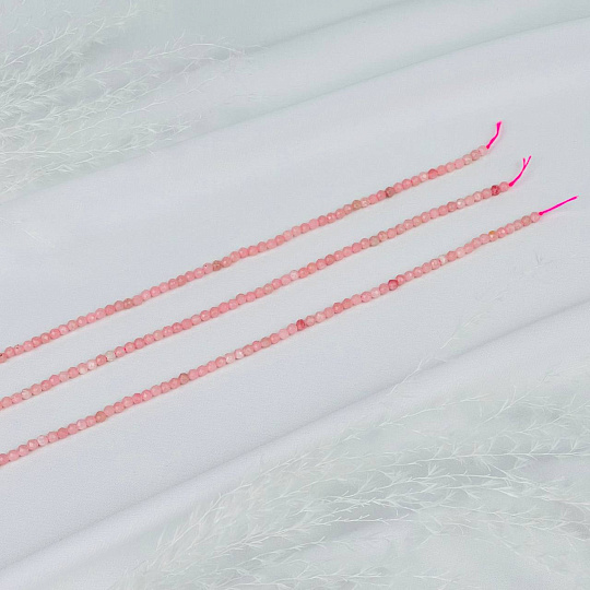 Бусины для украшений из розового Кальцита (130 бусин), Артикул: 092852 - изображение товара №3