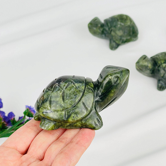 Черепаха из Змеевика (Серпентинит), Артикул: 095710 - изображение товара №2