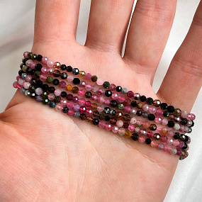 Бусины для украшений из Турмалина микс огранка, Артикул: 096045 - изображение товара №1