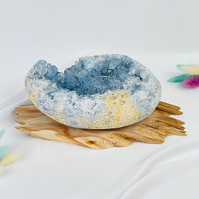 Друза Целестина на подставке, Артикул: 118192 - изображение товара №3