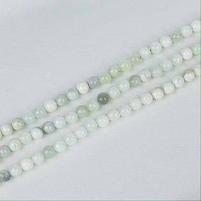 Бусины для украшений из Жадеита (62 бусины)