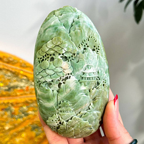 Камнерезная миниатюра из Агальматолита