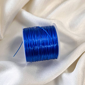 Резинка для браслетов синяя (60 метров)