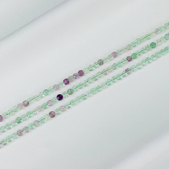 Бусины для украшений из Флюорита огранка, Артикул: 086392 - изображение товара №1