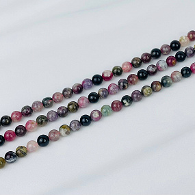 Бусины для украшений из Турмалина микс (48 бусин), Артикул: 084859 - изображение товара №1