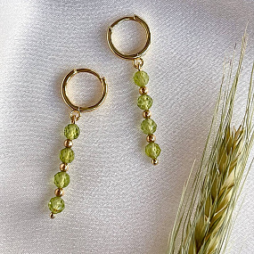 Серьги из Хризолита