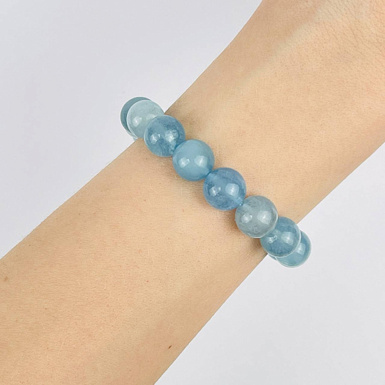 Браслет с Аквамарином, Артикул: 092435 - изображение товара №1