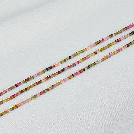 Бусины для украшений из Турмалина микс, Артикул: 069664 - изображение товара №1